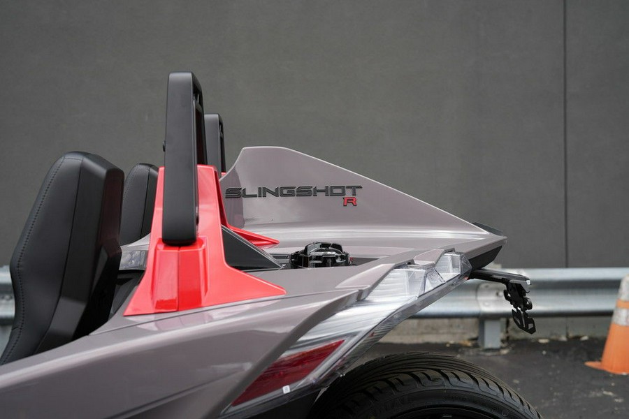 2026 Polaris Slingshot R AutoDrive Radiant Gray with Indy Red Pearl