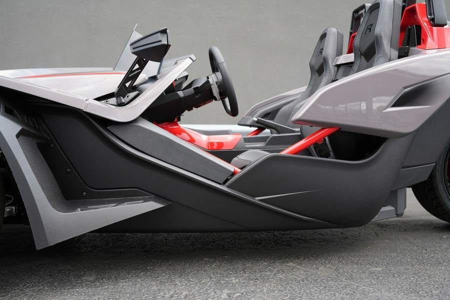 2026 Polaris Slingshot R AutoDrive Radiant Gray with Indy Red Pearl