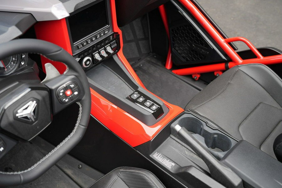 2026 Polaris Slingshot R AutoDrive Radiant Gray with Indy Red Pearl