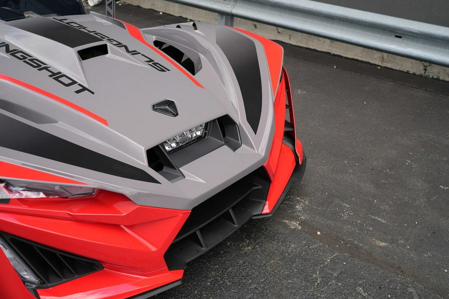 2026 Polaris Slingshot R AutoDrive Radiant Gray with Indy Red Pearl