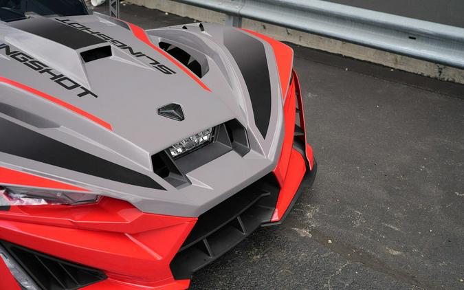 2026 Polaris Slingshot R AutoDrive Radiant Gray with Indy Red Pearl