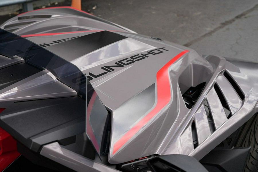 2026 Polaris Slingshot R AutoDrive Radiant Gray with Indy Red Pearl