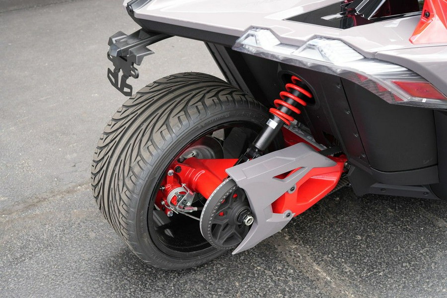 2026 Polaris Slingshot R AutoDrive Radiant Gray with Indy Red Pearl