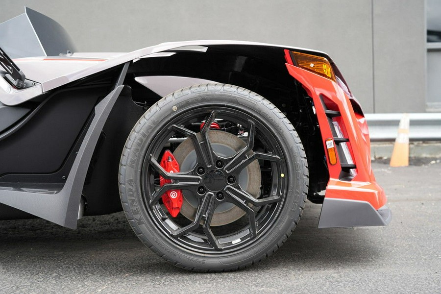 2026 Polaris Slingshot R AutoDrive Radiant Gray with Indy Red Pearl