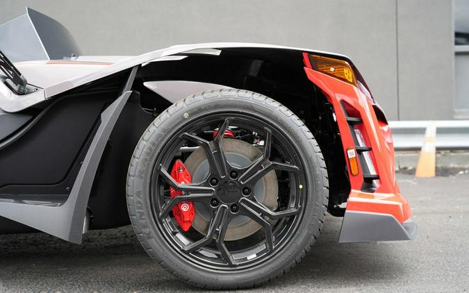 2026 Polaris Slingshot R AutoDrive Radiant Gray with Indy Red Pearl