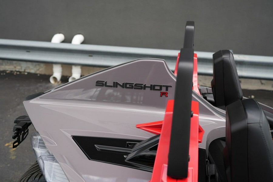 2026 Polaris Slingshot R AutoDrive Radiant Gray with Indy Red Pearl