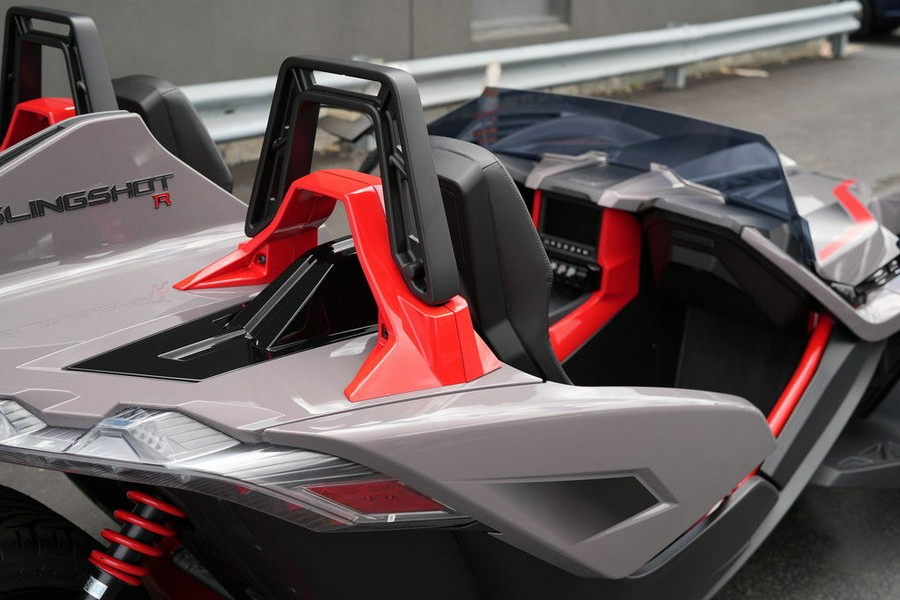 2026 Polaris Slingshot R AutoDrive Radiant Gray with Indy Red Pearl