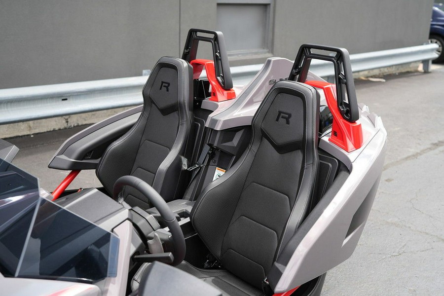 2026 Polaris Slingshot R AutoDrive Radiant Gray with Indy Red Pearl