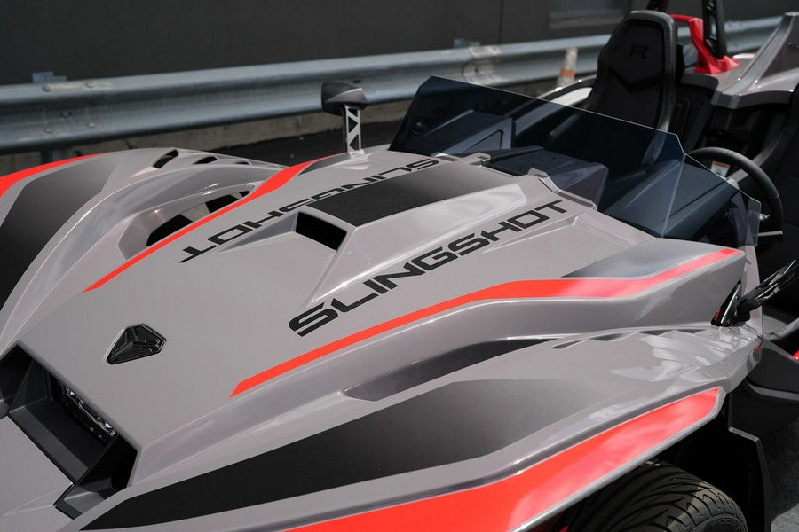 2026 Polaris Slingshot R AutoDrive Radiant Gray with Indy Red Pearl