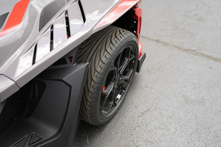 2026 Polaris Slingshot R AutoDrive Radiant Gray with Indy Red Pearl