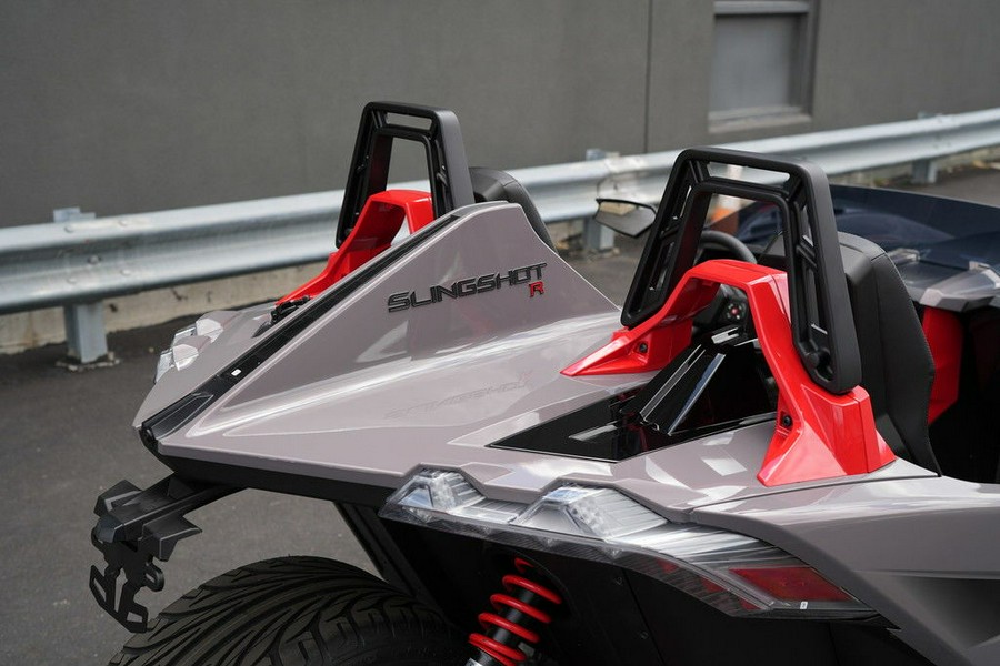 2026 Polaris Slingshot R AutoDrive Radiant Gray with Indy Red Pearl