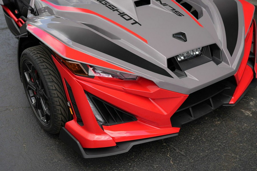 2026 Polaris Slingshot R AutoDrive Radiant Gray with Indy Red Pearl