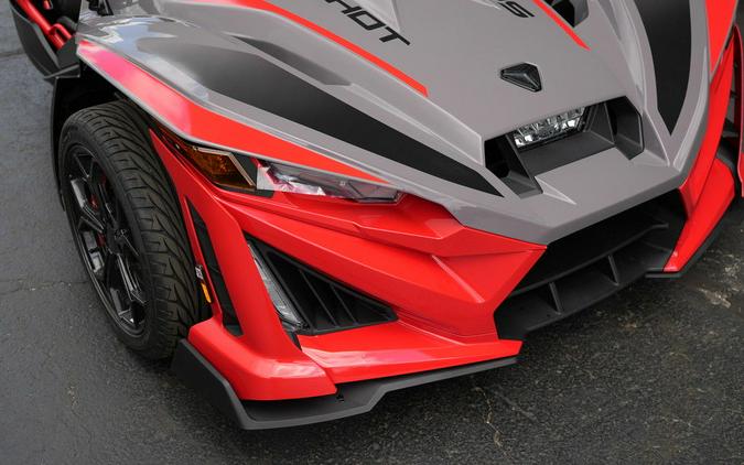 2026 Polaris Slingshot R AutoDrive Radiant Gray with Indy Red Pearl