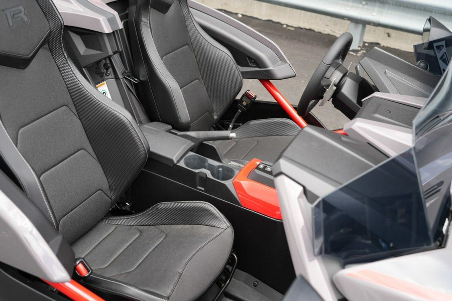 2026 Polaris Slingshot R AutoDrive Radiant Gray with Indy Red Pearl