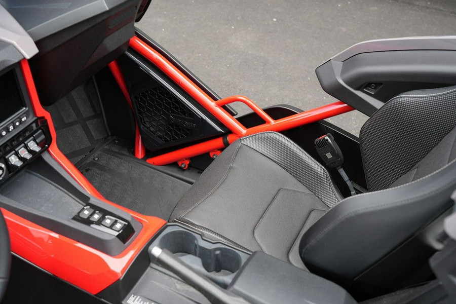 2026 Polaris Slingshot R AutoDrive Radiant Gray with Indy Red Pearl