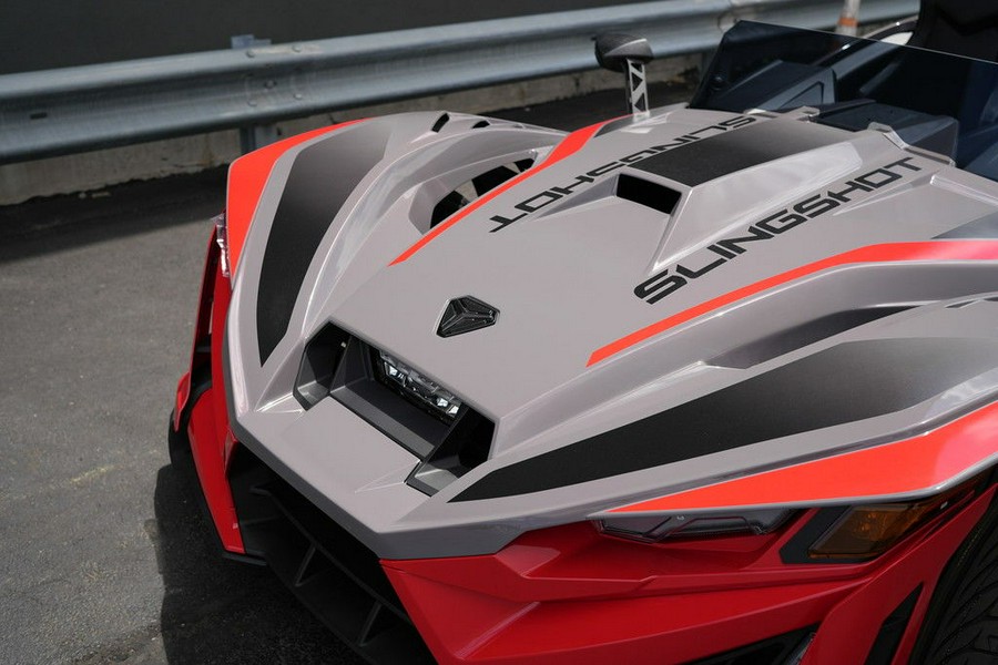 2026 Polaris Slingshot R AutoDrive Radiant Gray with Indy Red Pearl