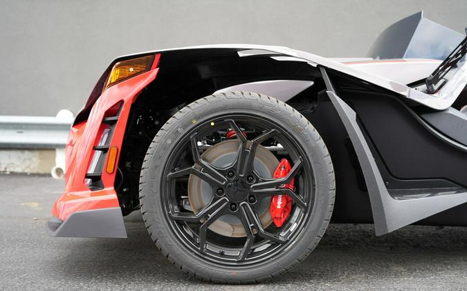 2026 Polaris Slingshot R AutoDrive Radiant Gray with Indy Red Pearl