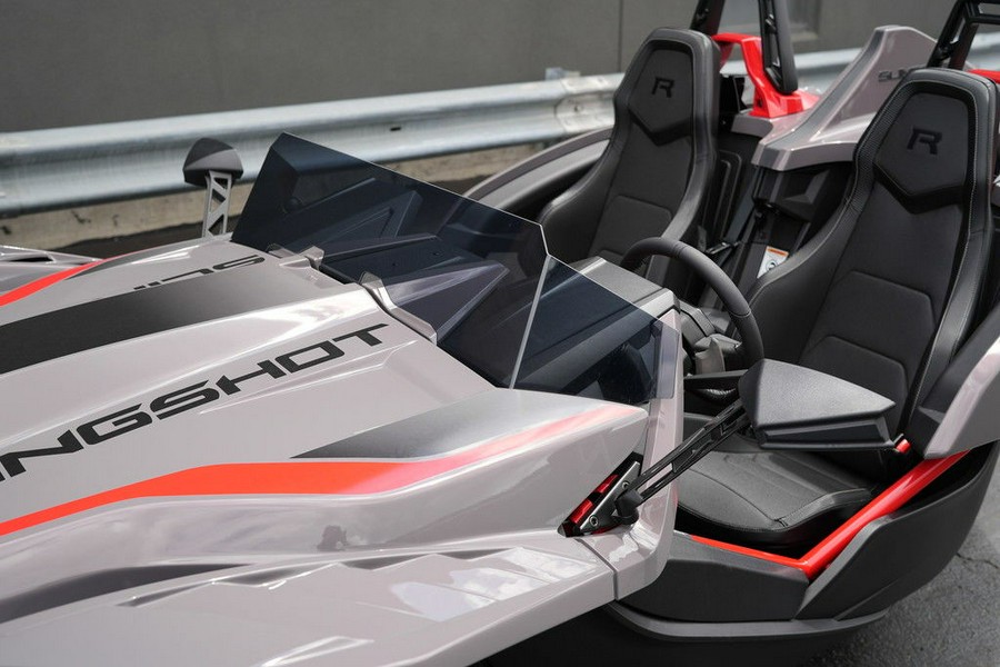 2026 Polaris Slingshot R AutoDrive Radiant Gray with Indy Red Pearl
