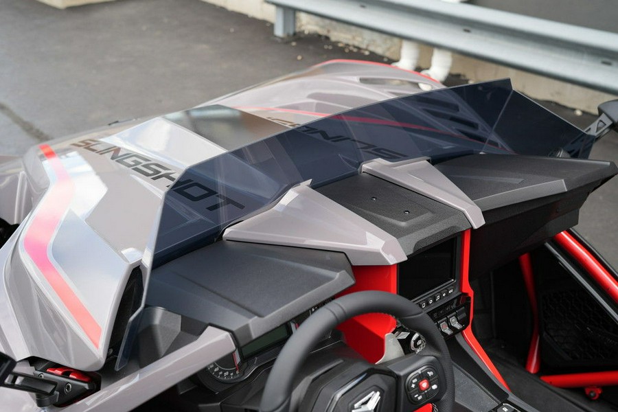 2026 Polaris Slingshot R AutoDrive Radiant Gray with Indy Red Pearl