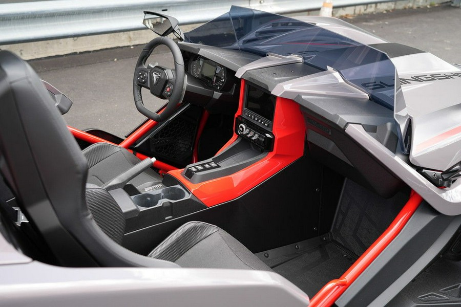 2026 Polaris Slingshot R AutoDrive Radiant Gray with Indy Red Pearl