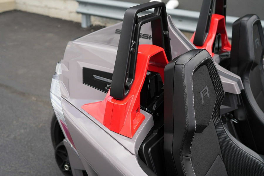 2026 Polaris Slingshot R AutoDrive Radiant Gray with Indy Red Pearl