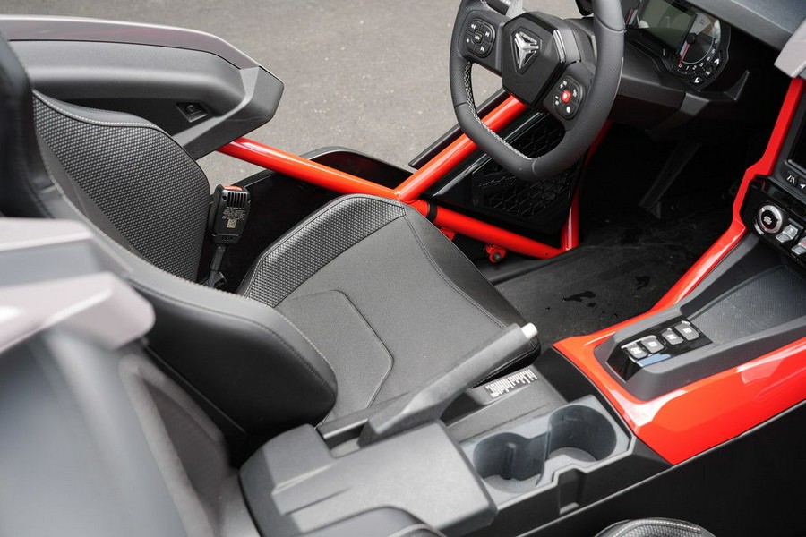 2026 Polaris Slingshot R AutoDrive Radiant Gray with Indy Red Pearl
