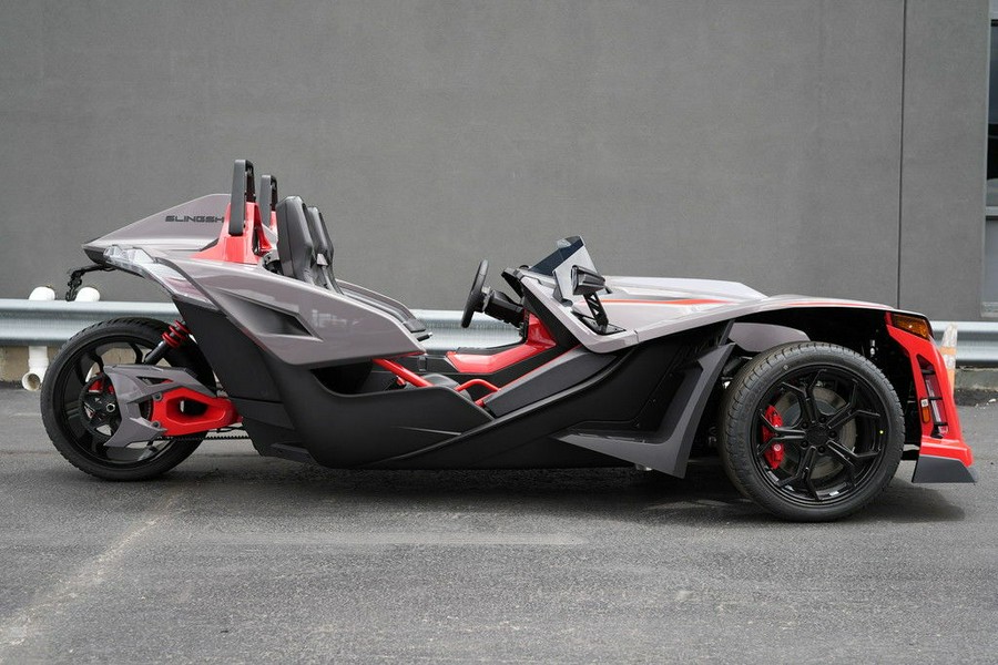 2026 Polaris Slingshot R AutoDrive Radiant Gray with Indy Red Pearl