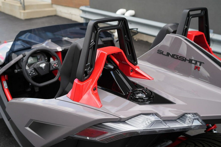 2026 Polaris Slingshot R AutoDrive Radiant Gray with Indy Red Pearl