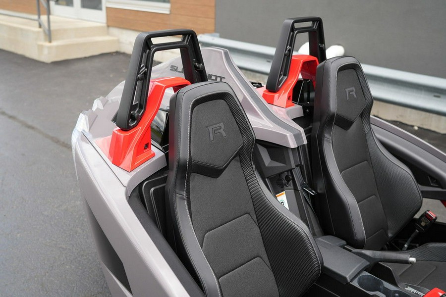 2026 Polaris Slingshot R AutoDrive Radiant Gray with Indy Red Pearl