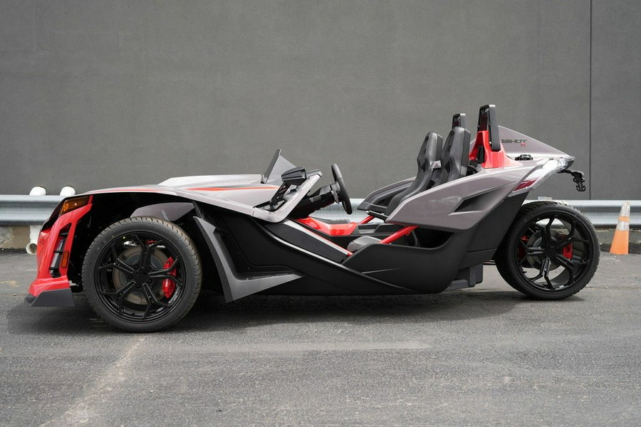 2026 Polaris Slingshot R AutoDrive Radiant Gray with Indy Red Pearl