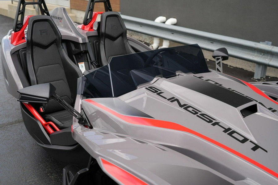 2026 Polaris Slingshot R AutoDrive Radiant Gray with Indy Red Pearl