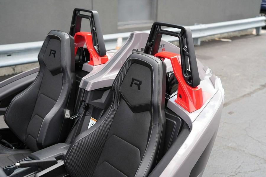 2026 Polaris Slingshot R AutoDrive Radiant Gray with Indy Red Pearl