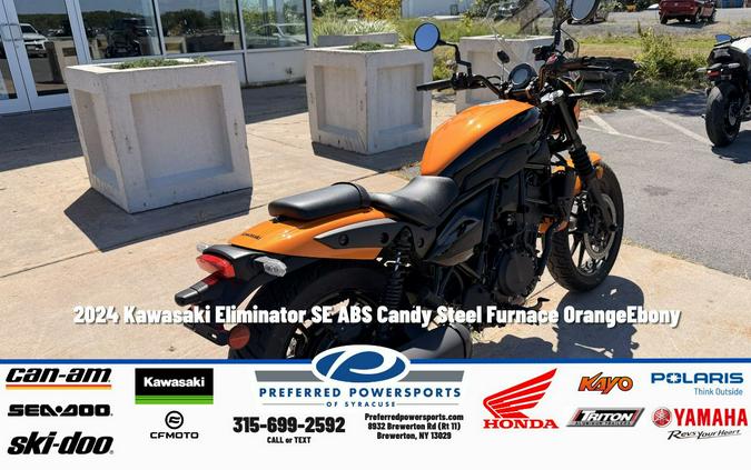 2024 Eliminator SE ABS Candy Steel Furnace Orange/Ebony - Kawasaki