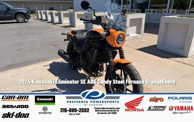2024 Eliminator SE ABS Candy Steel Furnace Orange/Ebony - Kawasaki