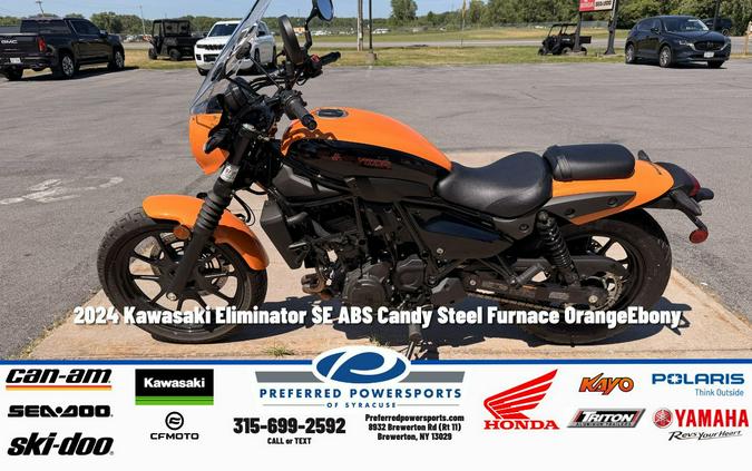 2024 Eliminator SE ABS Candy Steel Furnace Orange/Ebony - Kawasaki