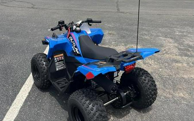 2025 Polaris® Outlaw 70 EFI Velocity Blue / Fierce Fuscia