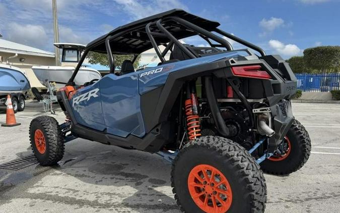 2025 Polaris RZR Pro S 4 Ultimate Orange Burst Zenith Blue