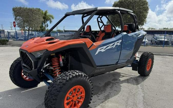 2025 Polaris RZR Pro S 4 Ultimate Orange Burst Zenith Blue