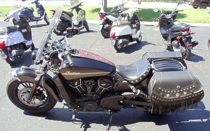 2018 Indian Motorcycle® Scout® Sixty ABS Thunder Black / Titanium Metallic