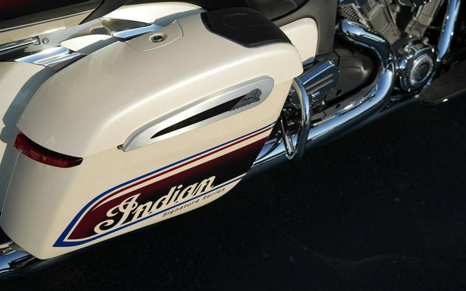 2026 Indian Motorcycle Pursuit Limited Signature Series Frontier Pearl / Revere Red