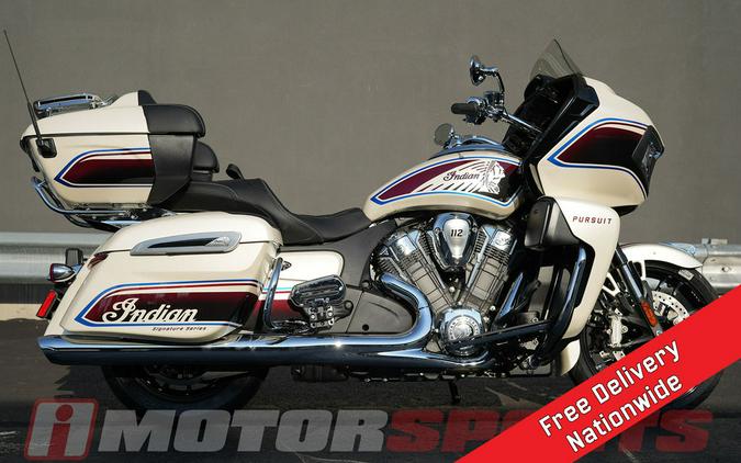 2026 Indian Motorcycle Pursuit Limited Signature Series Frontier Pearl / Revere Red