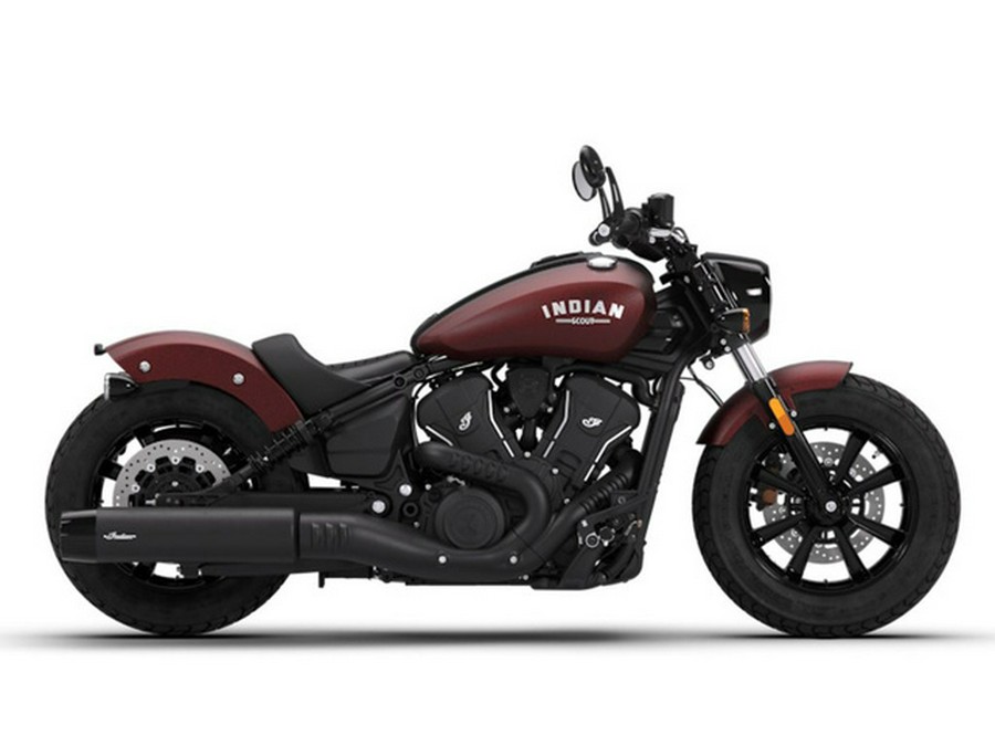 2026 Indian Scout Bobber Maroon Metallic Smoke