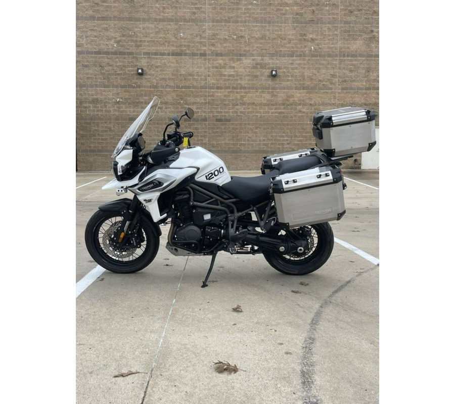2019 Triumph Tiger 1200 XCA Crystal White