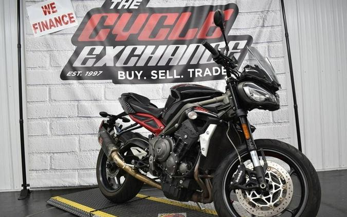 2022 Triumph Street Triple R Sapphire Black