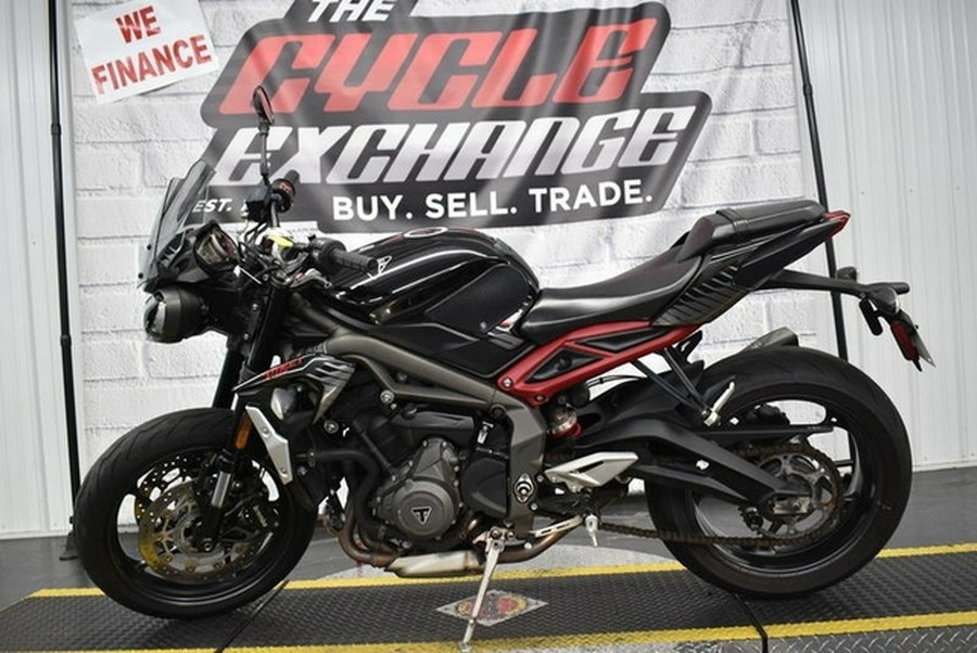2022 Triumph Street Triple R Sapphire Black
