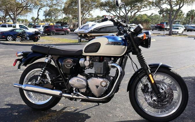 2026 Triumph Bonneville T120 Aegean blue