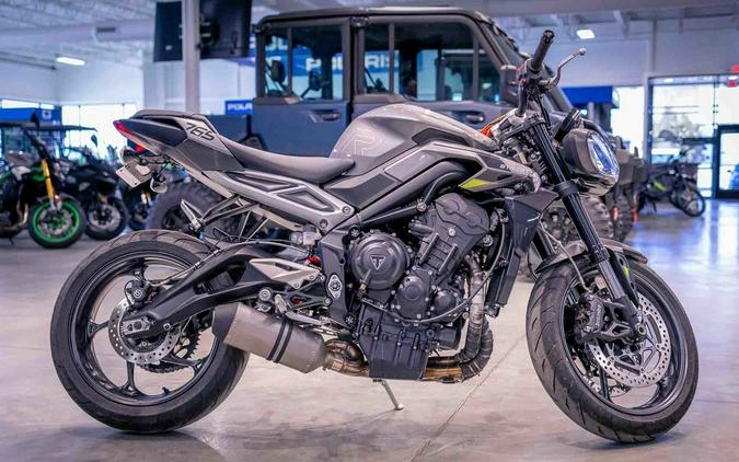 2024 Triumph Street Triple 765 R Silver Ice
