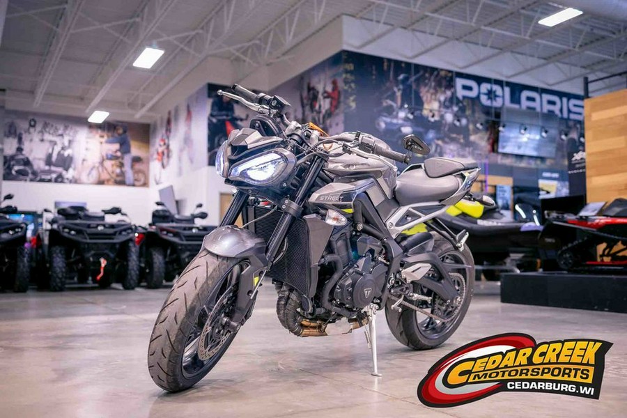 2024 Triumph Street Triple 765 R Silver Ice