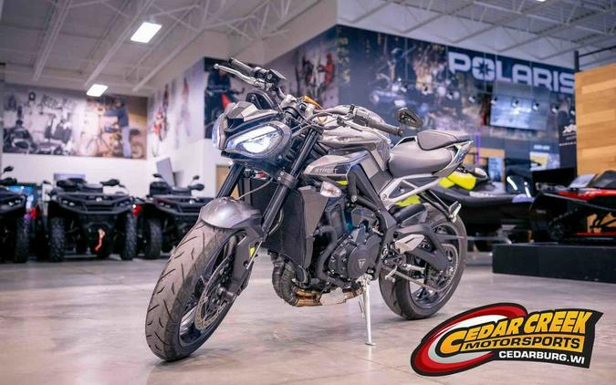 2024 Triumph Street Triple 765 R Silver Ice