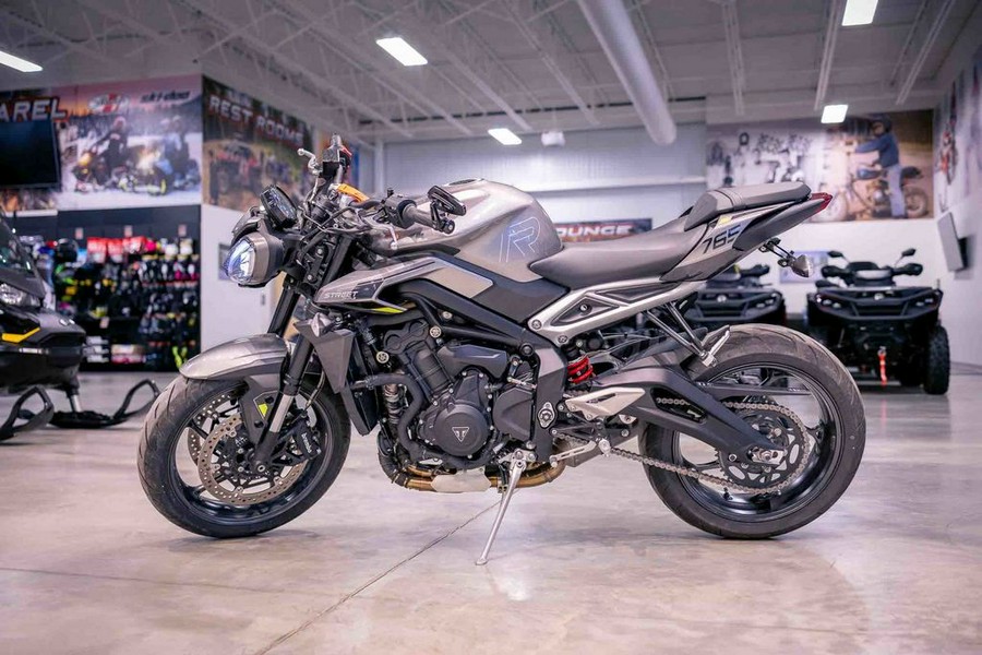 2024 Triumph Street Triple 765 R Silver Ice